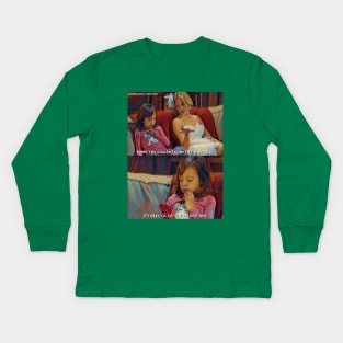 Wedding | Modern Family (2009-2020) TV Series Digital Fan Art Kids Long Sleeve T-Shirt